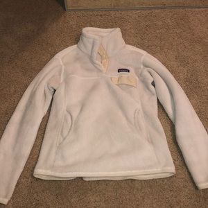 White Patagonia pullover
